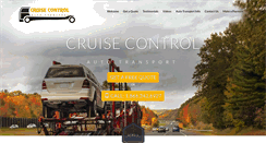 Desktop Screenshot of cruisecontrolautotransport.com